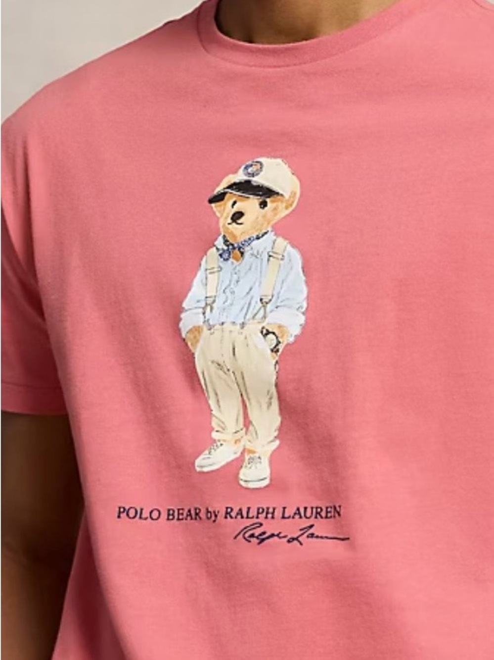 *NEW* Polo - Ralph Lauren Classic Fit Polo Bear Jersey T-shirt - XL - MSRP $69.5